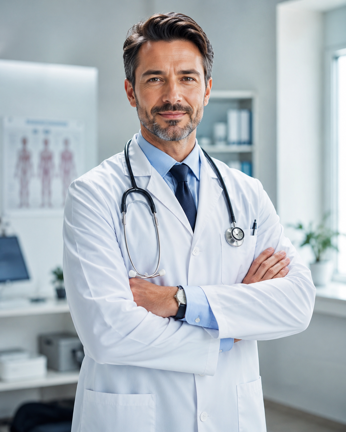 医生  专业人士头像Professional Portrait